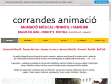 Tablet Screenshot of corrandes.com